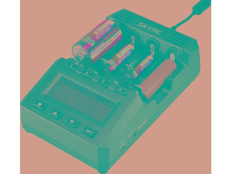 SKYRC MC3000 Batterijlader Li-ion, LiFePO, Li-poly, NiCd, NiMH, NiZn, RAM 10440, 14500, 16340, 16650