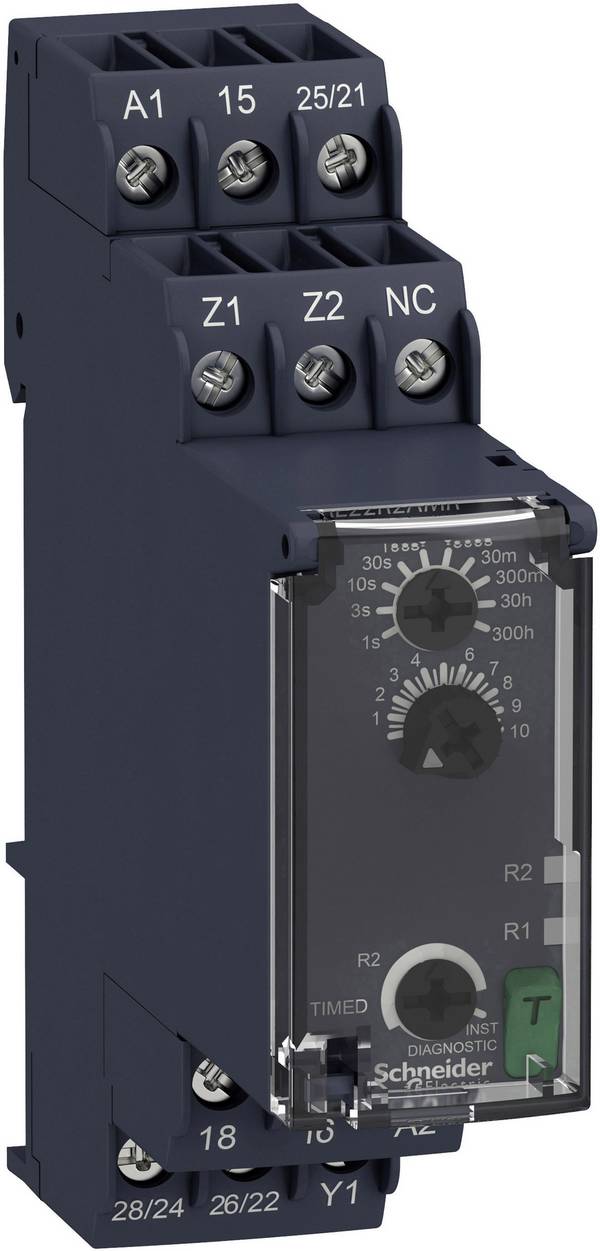 Schneider Electric RE22R2AMR RE22R2AMR Tijdrelais Monofunctioneel 1 stuk(s) Tijdsduur: 0.05 s - 300 h 2x wisselcontact Piece