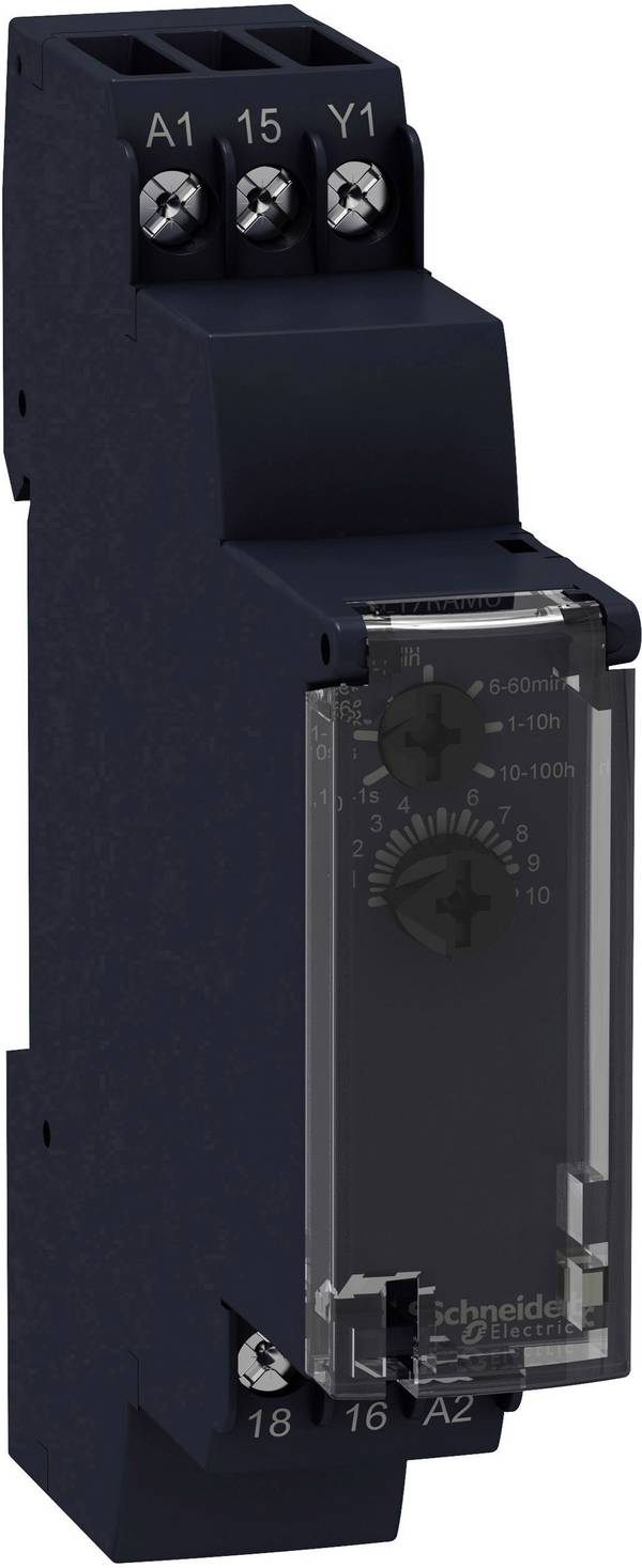 Schneider Electric RE17RAMU RE17RAMU Tijdrelais Monofunctioneel 1 stuk(s) Tijdsduur: 0.1 s - 100 h 1x wisselcontact Piece