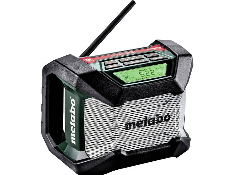 Metabo R 12-18 BT FM Bouwradio Bluetooth Zwart, Groen, Grijs
