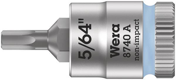 Wera 8740 A 05003380001 Inbus Dopsleutel-bitinzet 6.3 mm 5/64" 5/64" 1/4" (6,3 mm)