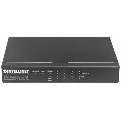 Intellinet 561174 Netwerk switch  5 poorten  PoE-functie 