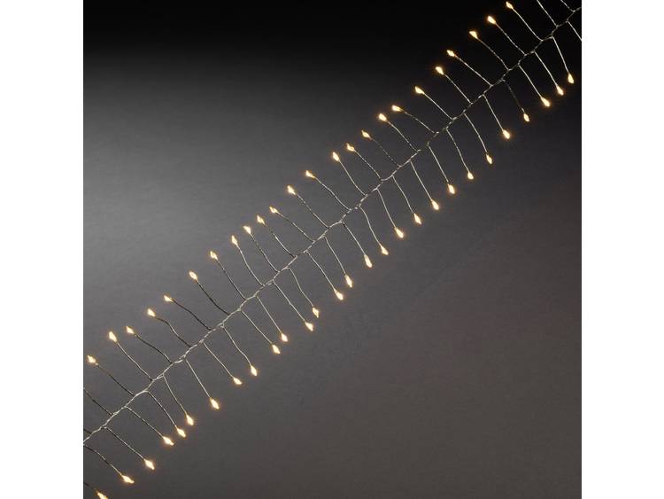 Konstsmide LED kerstverlichting cluster zilver 2 meter