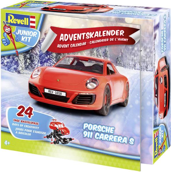 Revell Junior Kit Adventskalender Bouwpakket, Speelgoed vanaf 4 jaar