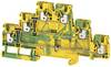 Weidmüller 2428550000 Doorgangsklem 3-etages 5.1 mm Spanveer Geel, Groen 50 stuk(s)
