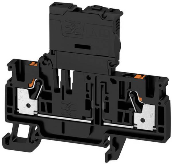 Weidmüller 2429860000 Zekering-serieklem 6.10 mm Spanveer  Zwart 50 stuk(s)