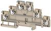 Weidmüller 2428840000 Doorgangsklem 3-etages 5.1 mm Spanveer Beige 50 stuk(s)