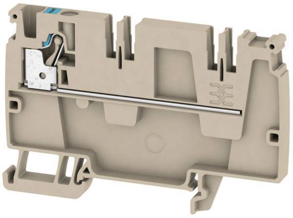 Weidmüller 2428960000 Voedingsklem 6.10 mm Spanveer  Beige 50 stuk(s)