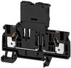 Weidmüller 2434380000 Zekering-serieklem 6.10 mm Spanveer Zwart 50 stuk(s)