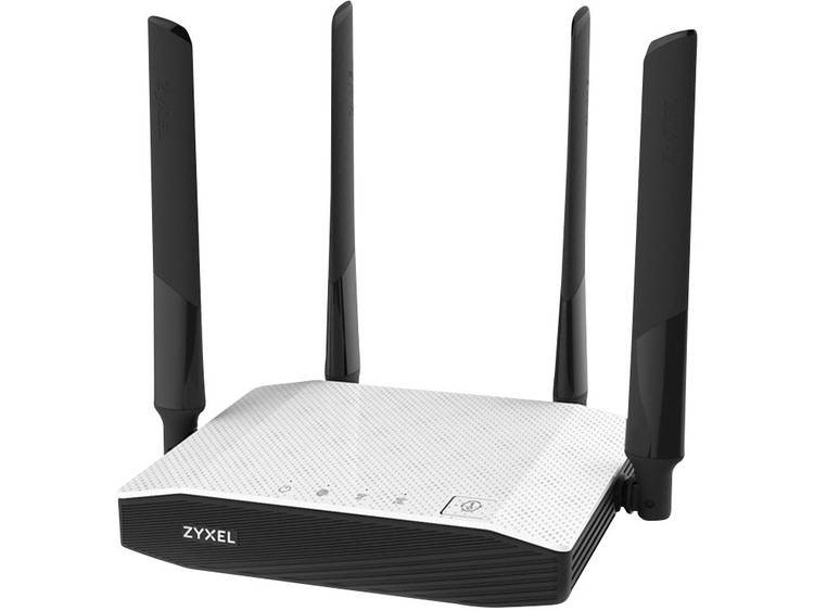 ZyXEL NBG6604 Dual-band (2.4 GHz-5 GHz) Gigabit Ethernet Zwart, Wit draadloze router