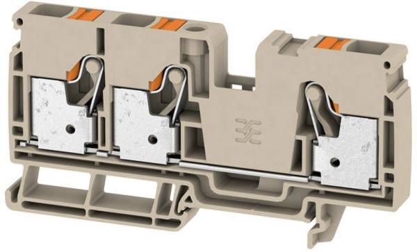 Weidmüller 2490520000 Doorgangsklem 10 mm Spanveer  Beige 25 stuk(s)
