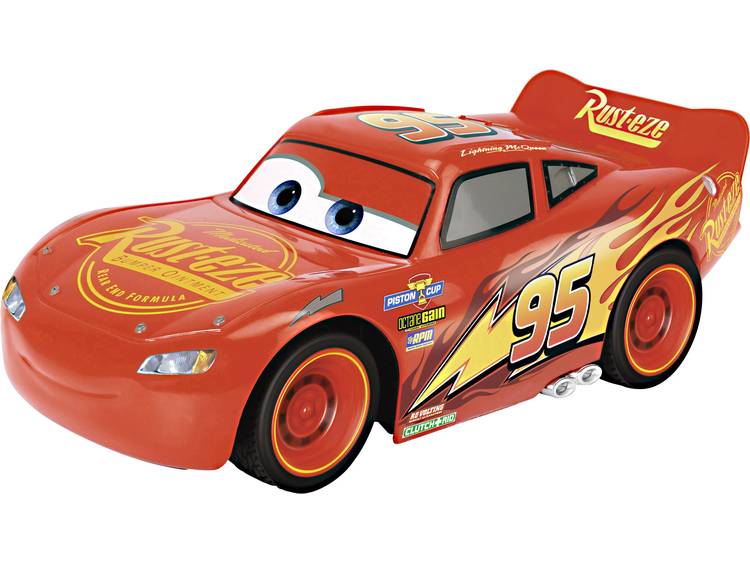 Dickie Toys 203084018 RC Cars 3 Lightning McQueen Crazy Crash 1:24 RC modelauto voor beginners Elekt