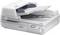 Een Epson flatbedscanner met open documentinvoer, toetsenbord en display. Geschikt voor het scannen van documenten.