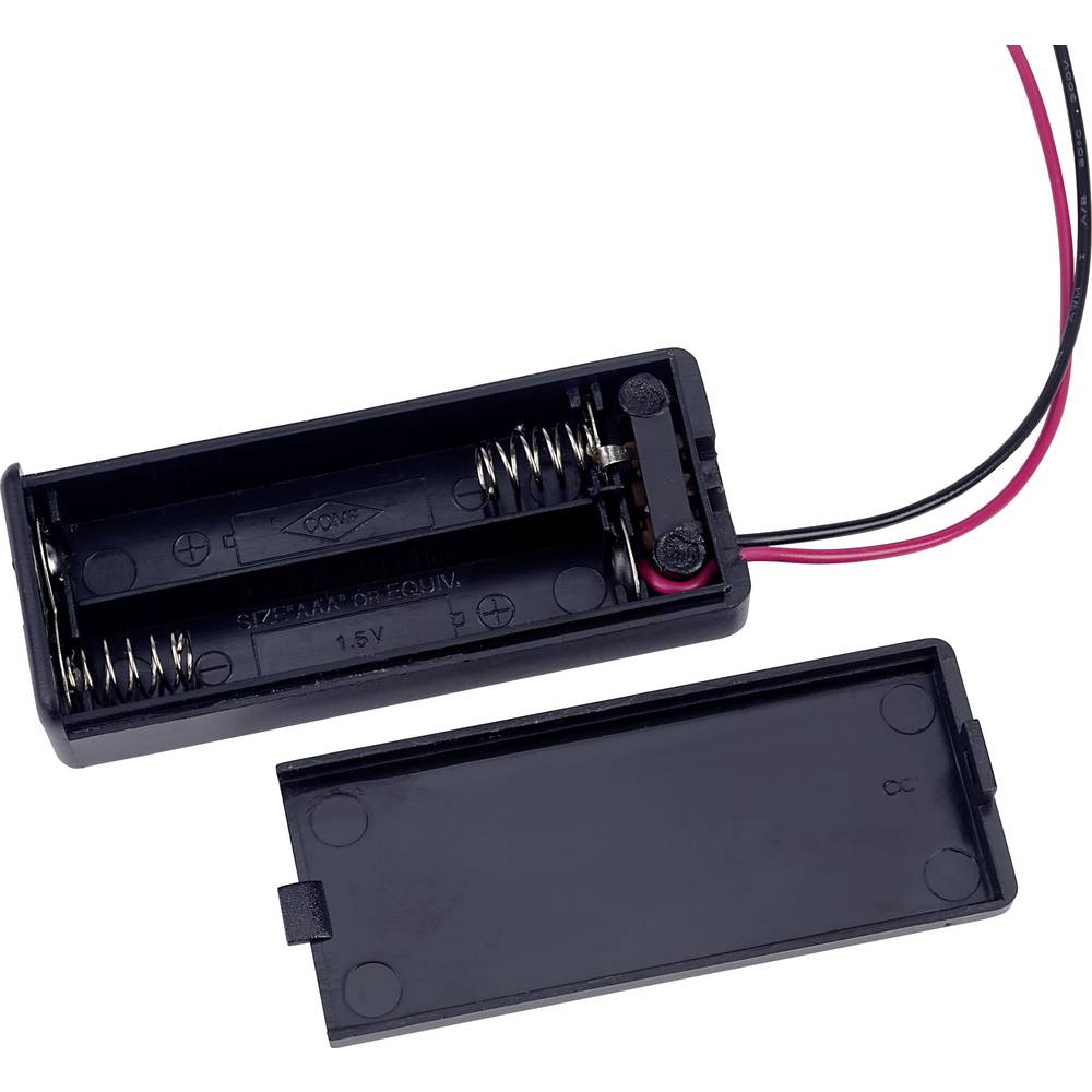 TRU COMPONENTS SBH421-1AS Batterijhouder 2 AAA (potlood) Kabel
