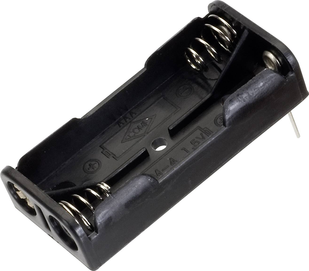 TRU COMPONENTS BH-421-3P Batterijhouder Aantal cellen: 2 AAA (potlood) Contactpolen