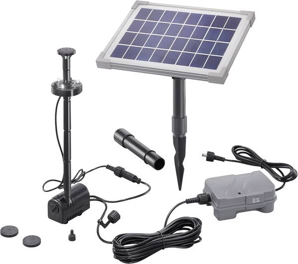 Esotec Rimini LED 101685 Pompset op zonne-energie Met accu-opslag ... Esotec Rimini LED 101685 Pompset op zonne-energie Met accu-opslag ...
