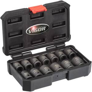 Conrad Vigor V5550S Kracht-dopsleutelinzetset 1/2" (12.5 mm) 13-delig aanbieding