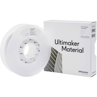 Ultimaker 1643  Filament CPE+ Chemisch bestendig 2.85 mm 700 g Transparant  1 stuk(s)