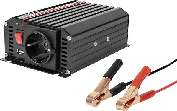 Eufab 300W 12  230V Omvormer  12 V/DC - 230 V/AC