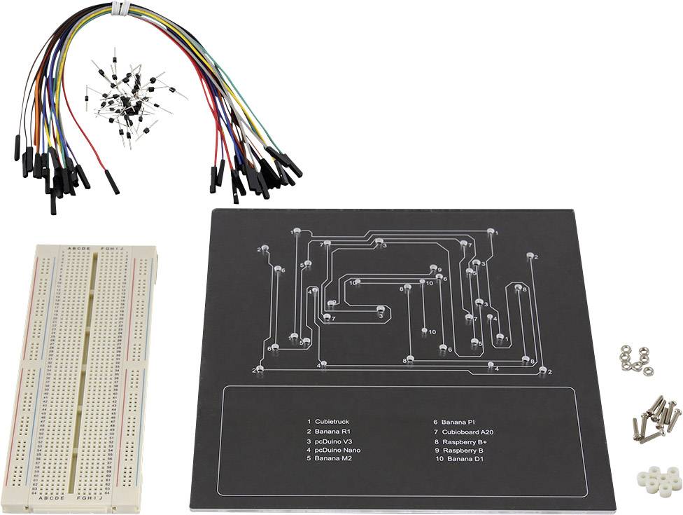 MAKERFACTORY Sensoric Education Set Raspberry Pi 3 B+ 1 GB 4 x 1.4 GHz Incl. sensoren, Incl. netvoeding, Incl. Noobs OS,-7