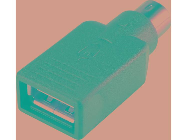 USB-PS-2 Muis Adapter [1x PS-2 stekker 1x USB 2.0 bus A] Zwart Renkforce