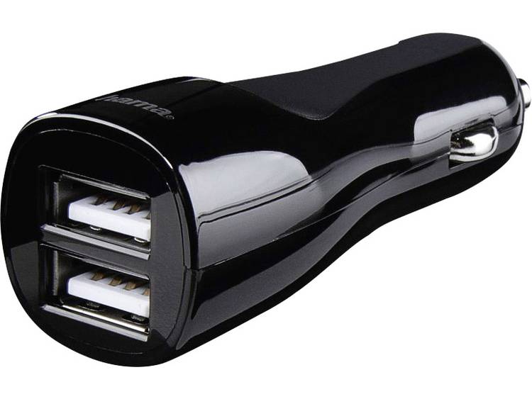 Hama Premium autolader picco dual USB 4.8A zwart