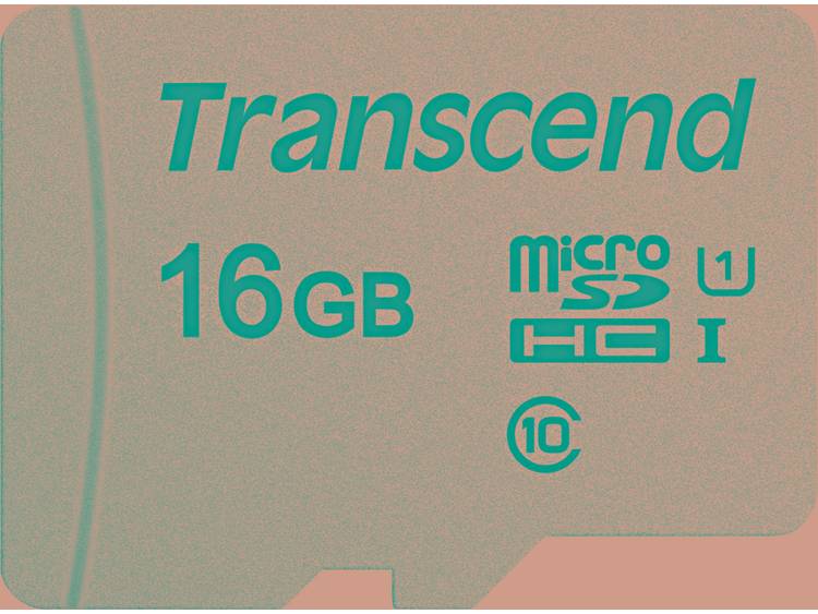 Transcend Premium 300S 16 GB microSDHC-kaart Class 10, UHS-I, UHS-Class 1