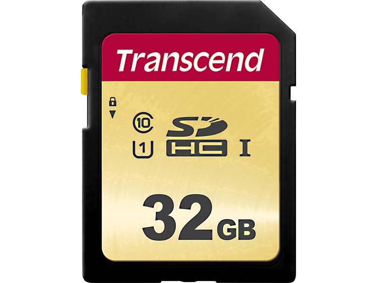 Transcend Premium 500S SDHC-kaart 32 GB Class 10, UHS-I, UHS-Class 1