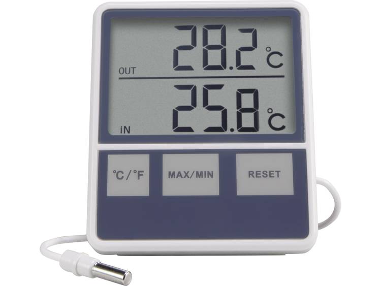 Basetech BTTH-1015 Kabelgebonden thermometer Wit
