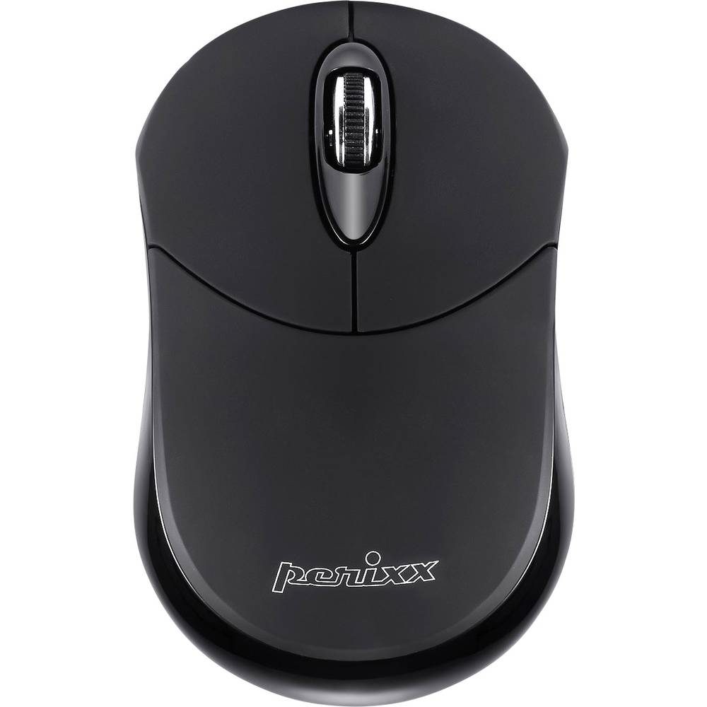 Perixx PERIMICE-802 Draadloze muis Bluetooth Optisch Zwart 3 Toetsen 1000 dpi