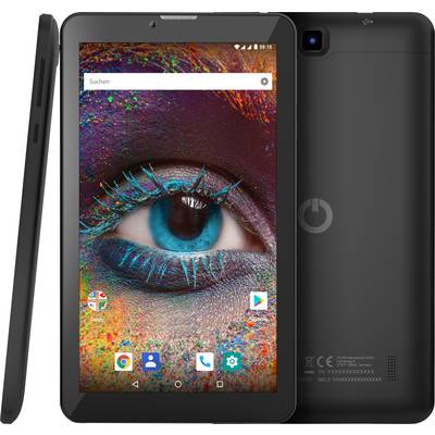ODYS Pyro 7 + 3G  UMTS/3G, WiFi 16 Zwart Android tablet 17.8 cm (7 inch) 1.3 GHz  Android 8.1 Oreo 1024 x 600 Pixel