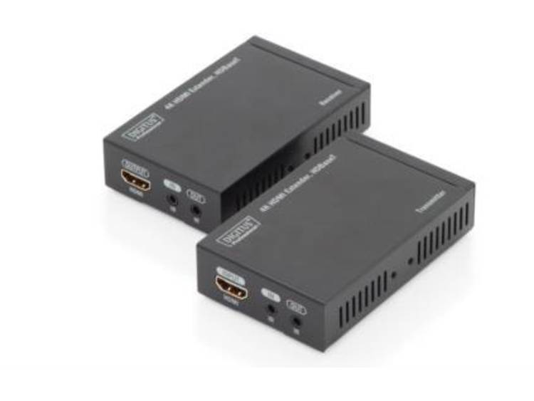 Digitus DS-55500 AV transmitter & receiver Zwart audio-video extender