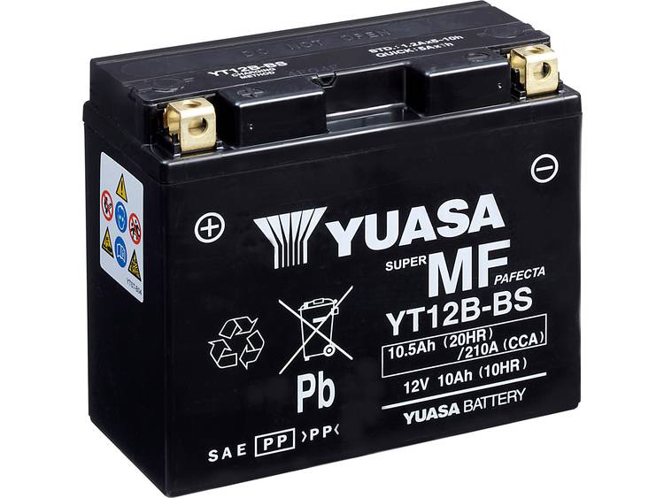Yuasa YT12B-BS accu AGM 12V 10Ah(10h) 150x69x130x130