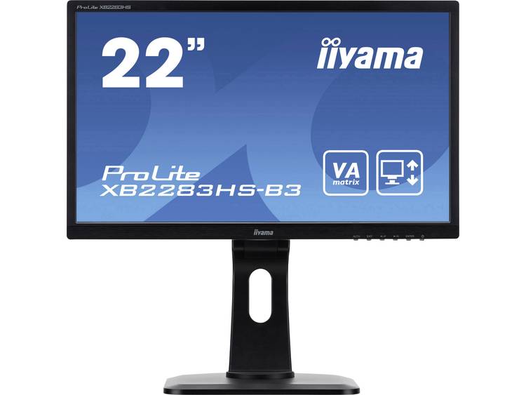 Iiyama ProLite XB2283HS-B3 21.5  Full HD VA Mat Zwart computer monitor LED display