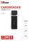 'Trust' kaartlezer USB 3.1, model Nanga, voor Micro SD, SD, M2, MS kaarten. Ondersteunt smartphones, digitale camera's, 5 Gbps snelheid.