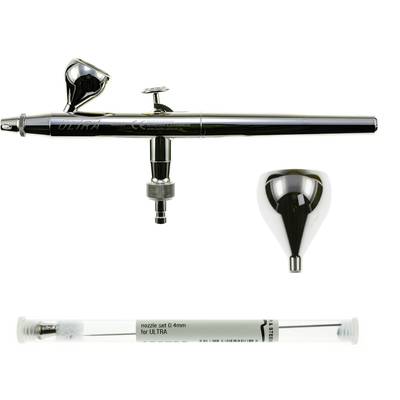 Harder & Steenbeck Ultra Two in One Double action Airbrush pistool Mondstuk-Ø 0,2 + 0,4 mm