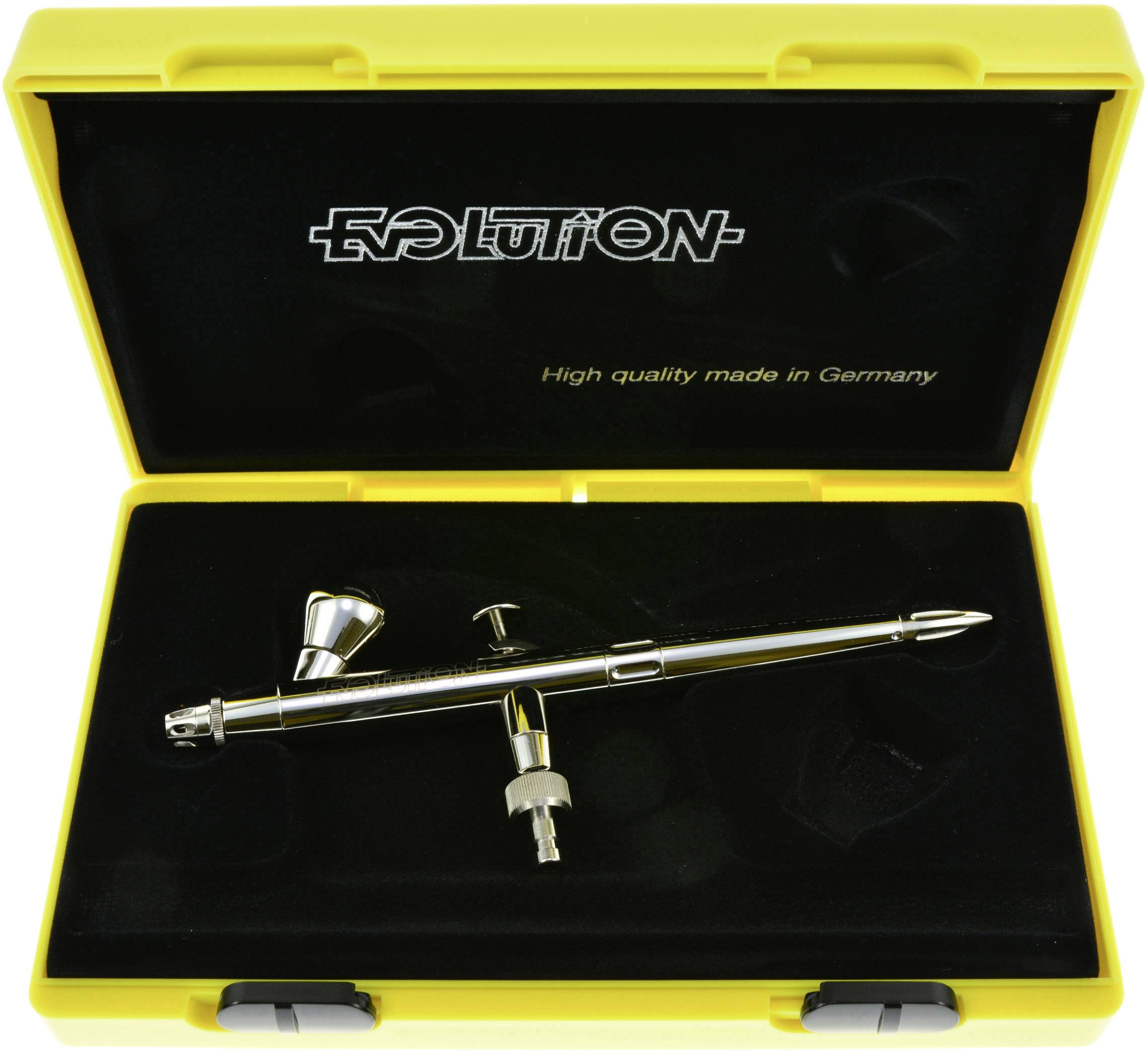 Harder & Steenbeck Evolution Silverline Solo Double action Airbrush pistool Mondstuk-Ø 0,2 mm-1