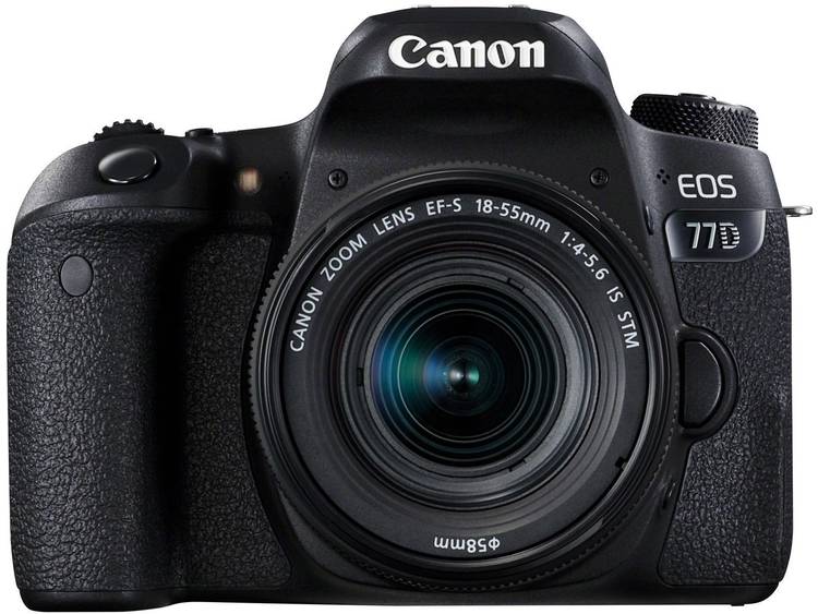 Canon EOS 77D DSLR + 18-55mm f-4.0-5.6 IS STM
