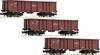 FLEISCHMANN 828343 3-delig Set: open goederenwagon type eas, ČD Cargo