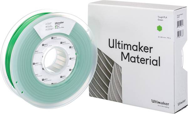 UltiMaker Filament Tough Tough PLA Slagvast 2.85 mm Groen 750 g