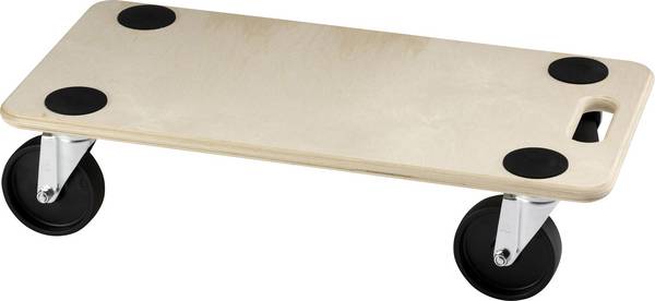 dörner + helmer 300695D Massiv Transportroller   Laadvermogen (max.): 300 kg 290 mm x 590 mm x 145 mm