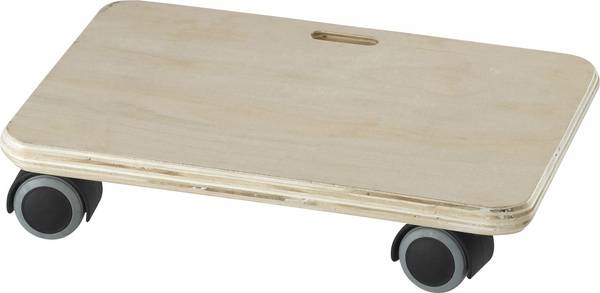 dörner + helmer 2906812 Quattro Soft Transportroller   Laadvermogen (max.): 80 kg 290 mm x 190 mm