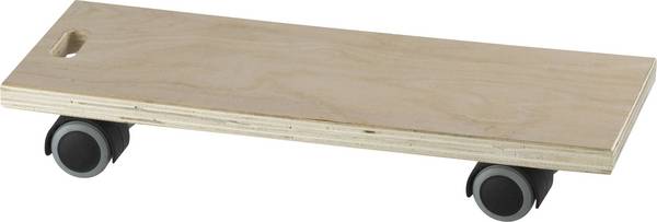 dörner + helmer 2906802 Multi Soft Transportroller   Laadvermogen (max.): 80 kg 395 mm x 145 mm
