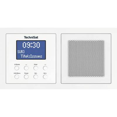 TechniSat UP 1 Onderbouwradio DAB+, VHF (FM) Bluetooth  Wit