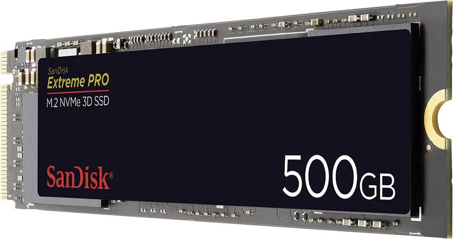 SanDisk Extreme PRO® 3D NVMe/PCIe M.2 SSD 2280 harde schijf 500 GB M.2 NVMe PCIe 3.0 x4-2
