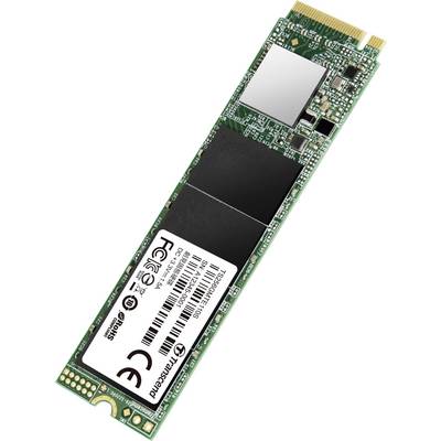 Een M.2-SSD, slank en rechthoekig, met zichtbare opslagchips en interfaces. Hij toont labels met technische informatie.
