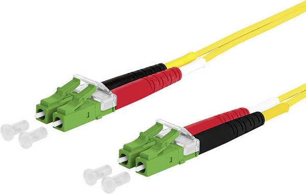 Metz Connect 151P1JAJA50E Glasvezel Optische vezel Aansluitkabel 5.00 m Geel [2x LC-stekker - 2x LC-stekker] 9/125 µ Singlemode OS2