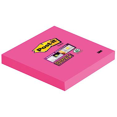 Post-it Plaknotitie 654SPI 76 mm x 76 mm Ultra-roze 90 vellen
