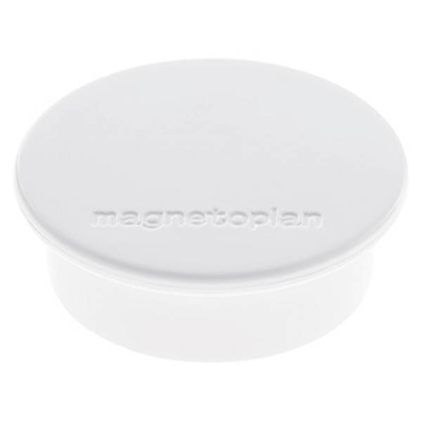 magnetoplan Magneet Discofix Color (Ø x h) 40 mm x 13 mm Rond Wit 10 stuk(s) 1662000