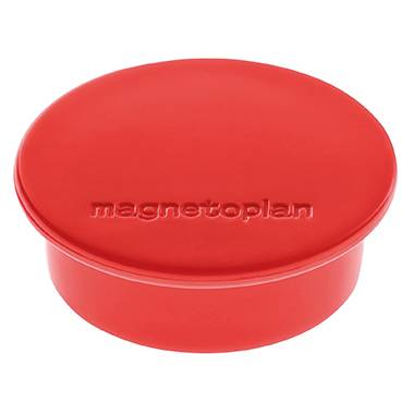 Magneet premium d. 40 mm rood MAGNETOPLAN
